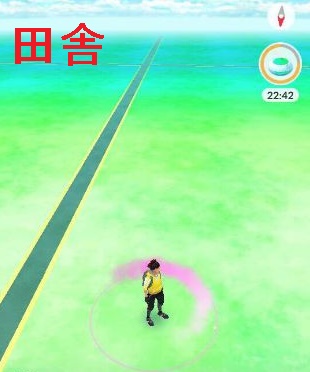 ポケモンGO田舎